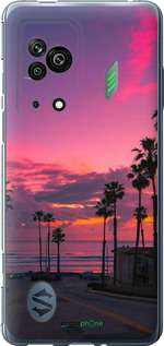 Силиконовый чехол Пальмы для Xiaomi Black Shark 5 - 5873u-2678 изображение 