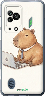 Силиконовый чехол Funny Capybara CEO Working для Xiaomi Black Shark 5 - 6777u-2678 изображение 