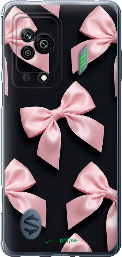 Силиконовый чехол Coquette Ribbons Dark Coquette для Xiaomi Black Shark 5 - 6767u-2678 изображение 