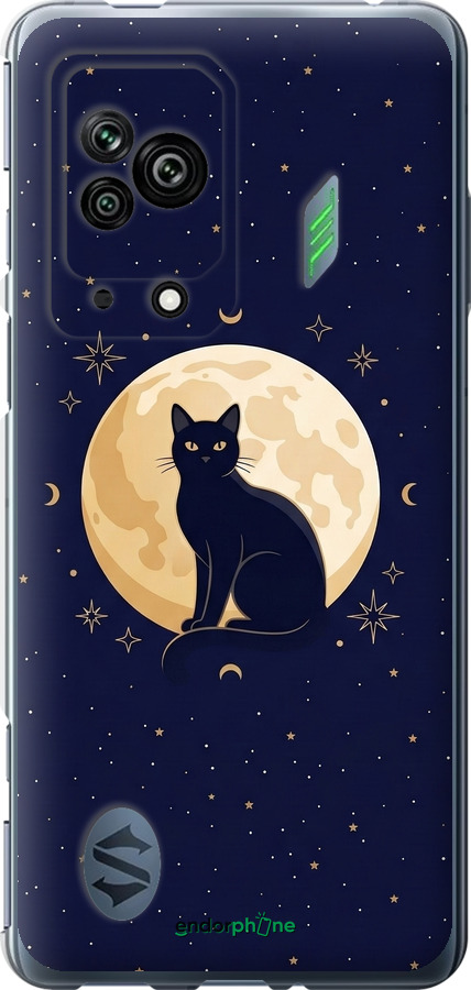 Силиконовый чехол Cute Cat Celestial/Witchy для Xiaomi Black Shark 5 - 6787u-2678 изображение 