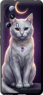 TPU чехол Mystic White Cat Gothic Dark Purple Gold для Xiaomi 13 Lite - 6805b-3017 изображение 