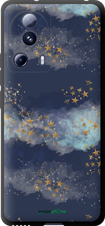 TPU чехол Ночь золотые звезды для Xiaomi 13 Lite - 5421b-3017 изображение 