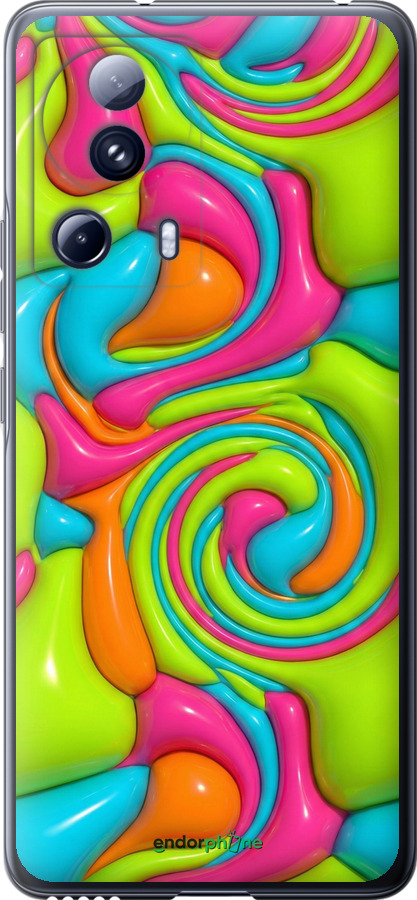 Силиконовый чехол Y2K Jelly Dream для Xiaomi 13 Lite - 6780u-3017 изображение 