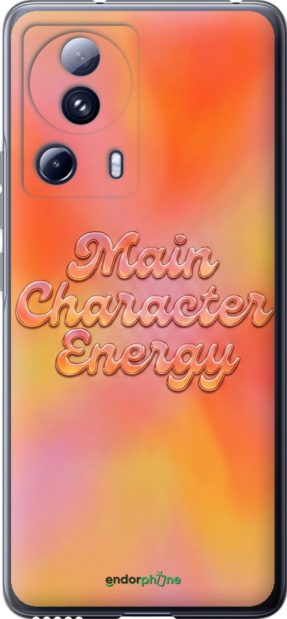 Силиконовый чехол Aura Gradient Main Character Energy Aesthetic Y2K для Xiaomi 13 Lite - 6783u-3017 изображение 