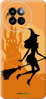 Силиконовый чехол Ведьма на метле для Xiaomi Civi 4 Pro - 1184u-3682 изображение 