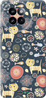 Силиконовый чехол Котята v4 для Xiaomi Civi 4 Pro - 1224u-3682 изображение 