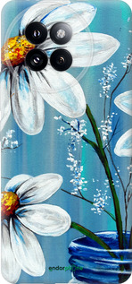 Силиконовый чехол Красивые арт-ромашки для Xiaomi Civi 4 Pro - 4031u-3682 изображение 