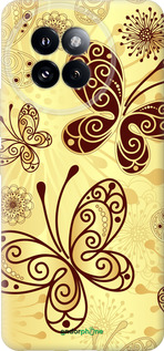 Силиконовый чехол Красивые бабочки для Xiaomi Civi 4 Pro - 4170u-3682 изображение 