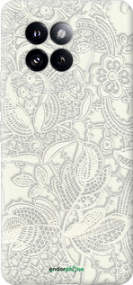 Силиконовый чехол Белое кружево для Xiaomi Civi 4 Pro - 4383u-3682 изображение 