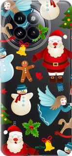 Силіконовий чехол Новорічний 1 для Xiaomi Civi 4 Pro - 4614u-3682 изображение 