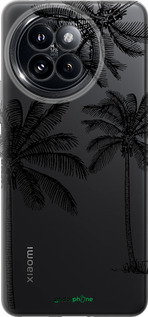 Силиконовый чехол Пальмы1 для Xiaomi Civi 4 Pro - 4634u-3682 изображение 