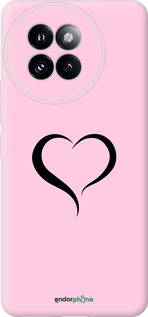 Силіконовий чехол Серце 1 для Xiaomi Civi 4 Pro - 4730u-3682 изображение 
