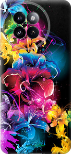 Силиконовый чехол Абстрактные цветы для Xiaomi Civi 4 Pro - 511u-3682 изображение 