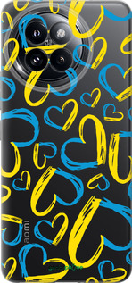 Силиконовый чехол Сердца UA для Xiaomi Civi 4 Pro - 5292u-3682 изображение 