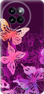 Силиконовый чехол Бабочки v2 для Xiaomi Civi 4 Pro - 5475u-3682 изображение 