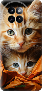 Силиконовый чехол Котики 2 для Xiaomi Civi 4 Pro - 5664u-3682 изображение 