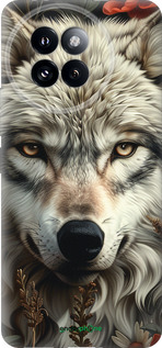 Силіконовий чехол Вовчий погляд для Xiaomi Civi 4 Pro - 6066u-3682 изображение 