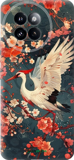 Силіконовий чехол Сакура та лелека для Xiaomi Civi 4 Pro - 6108u-3682 изображение 