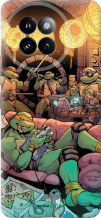 Силиконовый чехол Черепашки нинзя для Xiaomi Civi 4 Pro - 6346u-3682 изображение 