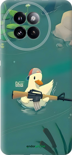 Силиконовый чехол Уточка с автоматом для Xiaomi Civi 4 Pro - 6356u-3682 изображение 