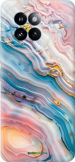 Силиконовый чехол Мрамор красивый для Xiaomi Civi 4 Pro - 6376u-3682 изображение 