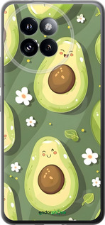 Силиконовый чехол Авокадо для Xiaomi Civi 4 Pro - 6380u-3682 изображение 