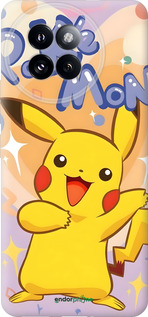 Силиконовый чехол Пикачу для Xiaomi Civi 4 Pro - 6383u-3682 изображение 