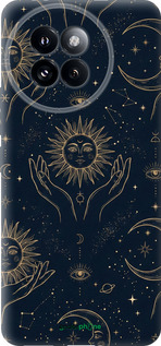 Силиконовый чехол Celestial Harmony: Sun & Moon Gold Mystic Pattern для Xiaomi Civi 4 Pro - 6778u-3682 изображение 