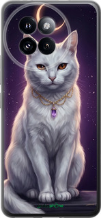 Силиконовый чехол Mystic White Cat Gothic Dark Purple Gold для Xiaomi Civi 4 Pro - 6805u-3682 изображение 