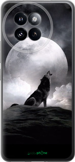 Силиконовый чехол Воющий волк для Xiaomi Civi 4 Pro - 934u-3682 изображение 