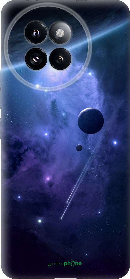 Силиконовый чехол Планеты в синем космосе для Xiaomi Civi 4 Pro - 171u-3682 изображение 