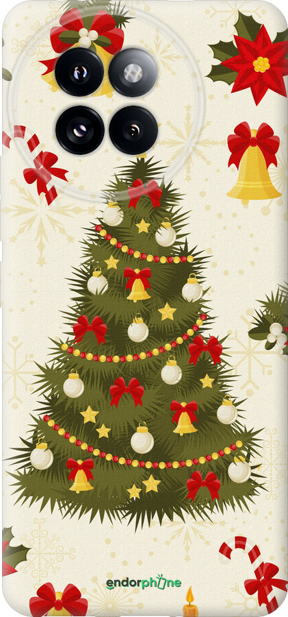 Силиконовый чехол Новогодняя елка для Xiaomi Civi 4 Pro - 4198u-3682 изображение 