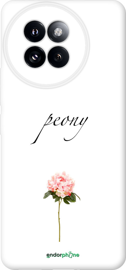 Силиконовый чехол Пион для Xiaomi Civi 4 Pro - 4366u-3682 изображение 