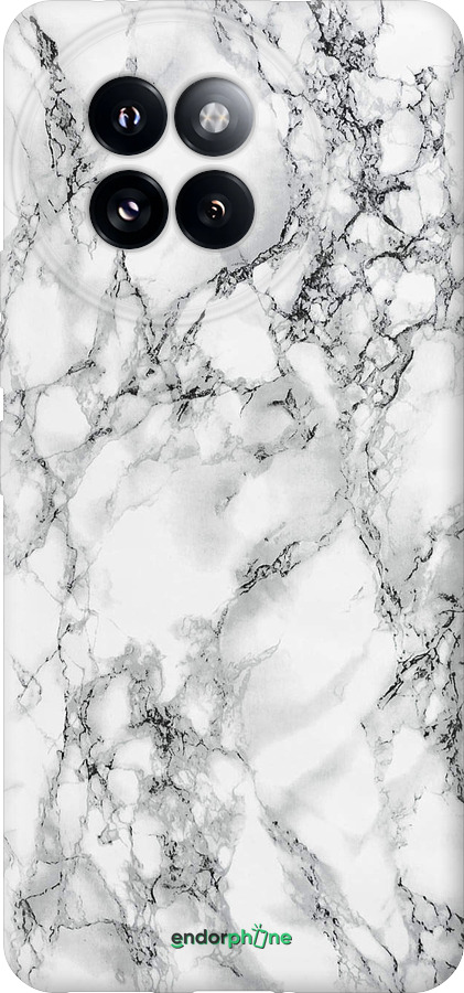 Силиконовый чехол Мрамор белый для Xiaomi Civi 4 Pro - 4480u-3682 изображение 