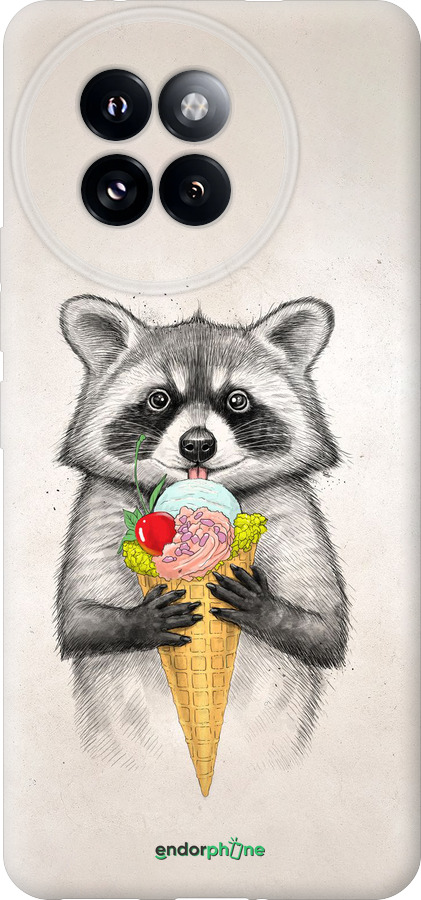 Силіконовий чехол Єнотик з морозивом для Xiaomi Civi 4 Pro - 4602u-3682 изображение 