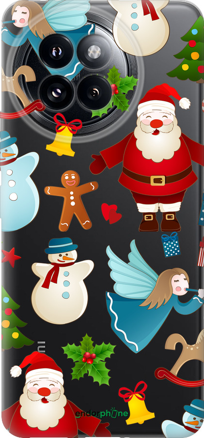 Силіконовий чехол Новорічний 1 для Xiaomi Civi 4 Pro - 4614u-3682 изображение 