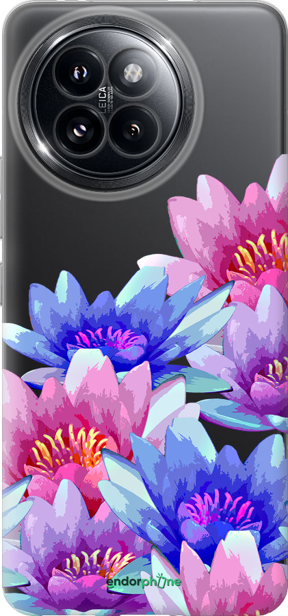 Силіконовий чехол Лотос для Xiaomi Civi 4 Pro - 4862u-3682 изображение 