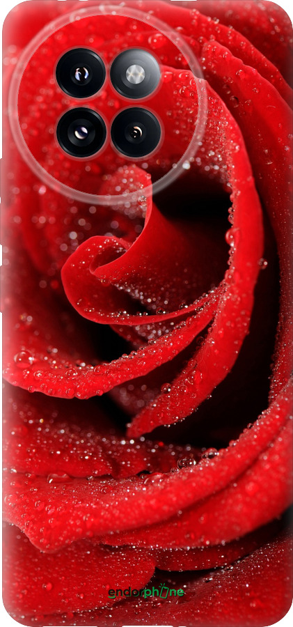 Силиконовый чехол Красная роза для Xiaomi Civi 4 Pro - 529u-3682 изображение 