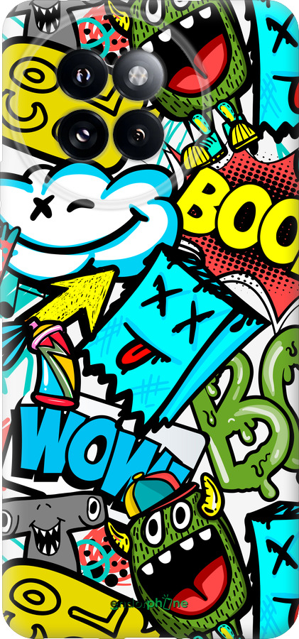 Силіконовий чехол Стікери v4 для Xiaomi Civi 4 Pro - 5508u-3682 изображение 