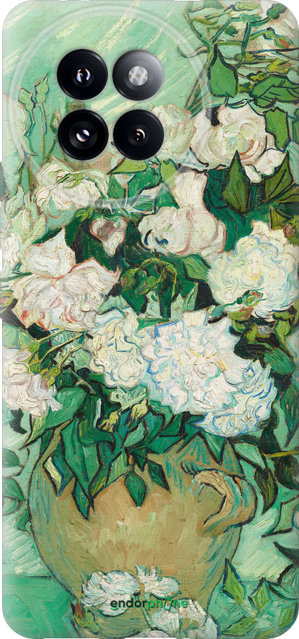 Силиконовый чехол Винсент Ван Гог. Ваза с розами для Xiaomi Civi 4 Pro - 5543u-3682 изображение 