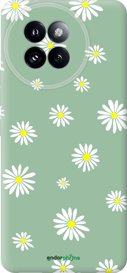 Силиконовый чехол Ромашки v4 для Xiaomi Civi 4 Pro - 5603u-3682 изображение 