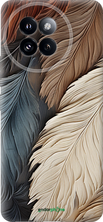 Силиконовый чехол Листья в стиле бохо для Xiaomi Civi 4 Pro - 5643u-3682 изображение 