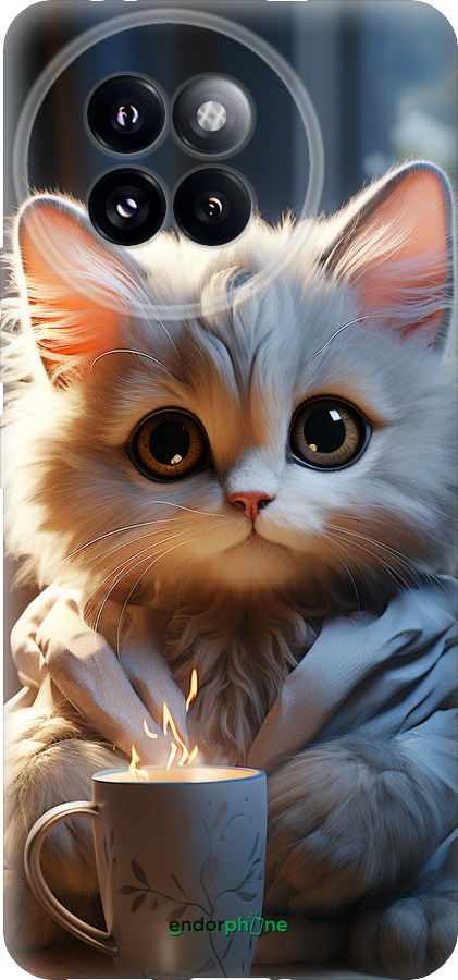 Силиконовый чехол White cat для Xiaomi Civi 4 Pro - 5646u-3682 изображение 