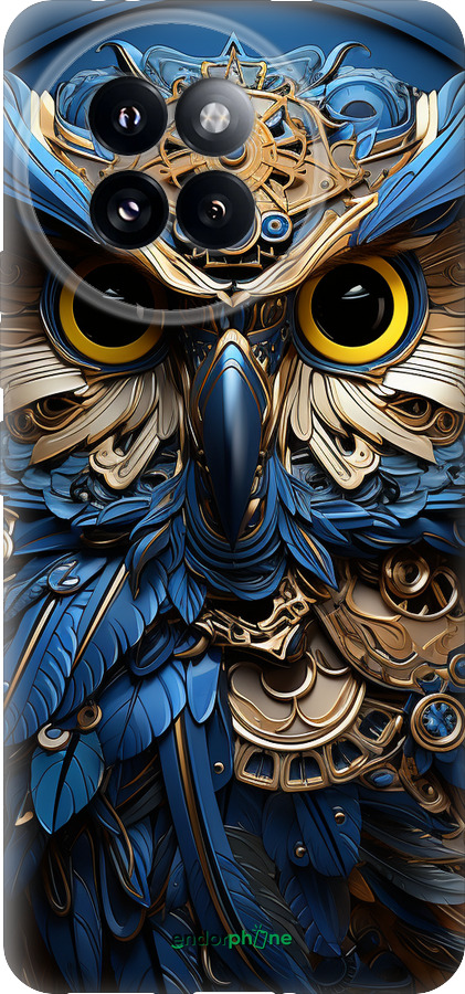 Силиконовый чехол Сова v2 для Xiaomi Civi 4 Pro - 5649u-3682 изображение 