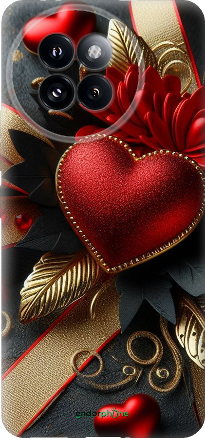 Силиконовый чехол Сердечки v2 для Xiaomi Civi 4 Pro - 5832u-3682 изображение 