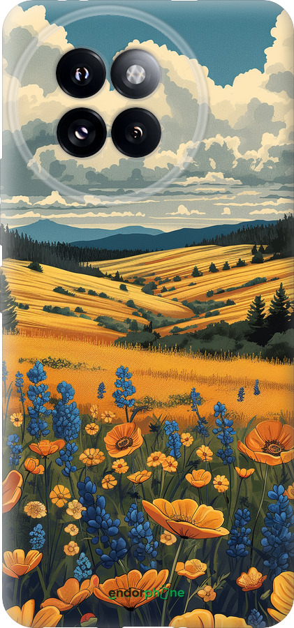 Силиконовый чехол Украинское поле для Xiaomi Civi 4 Pro - 6082u-3682 изображение 