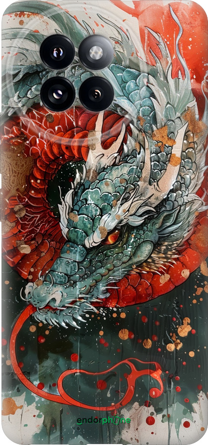 Силиконовый чехол Стихия огня для Xiaomi Civi 4 Pro - 6101u-3682 изображение 