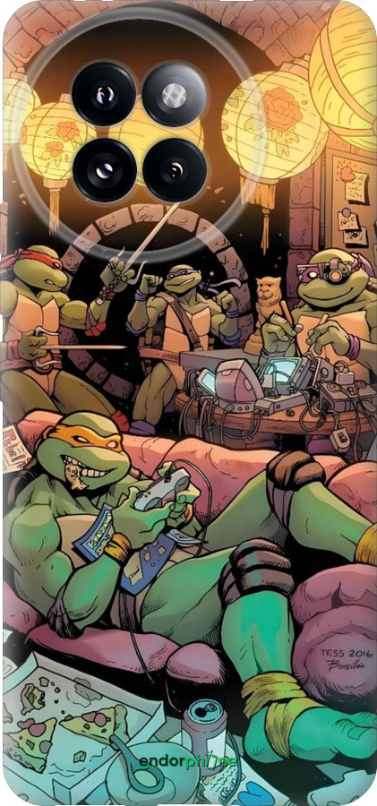 Силиконовый чехол Черепашки нинзя для Xiaomi Civi 4 Pro - 6346u-3682 изображение 