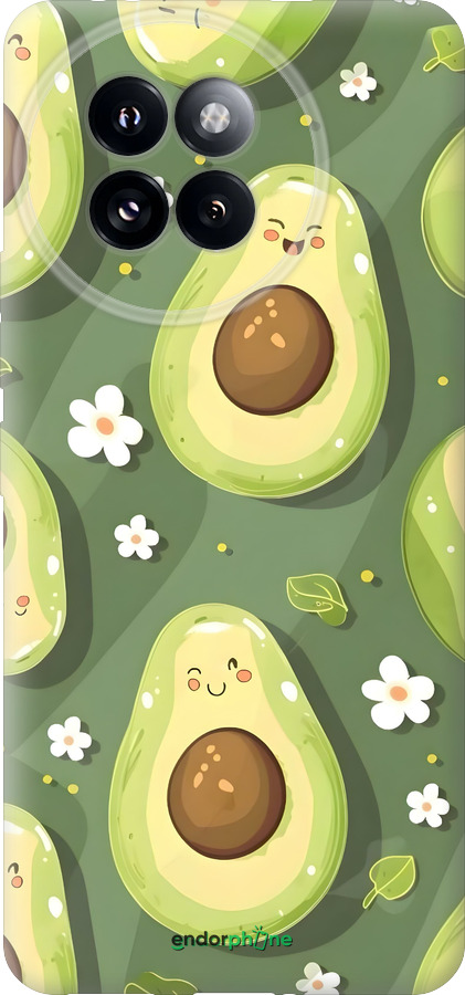 Силиконовый чехол Авокадо для Xiaomi Civi 4 Pro - 6380u-3682 изображение 