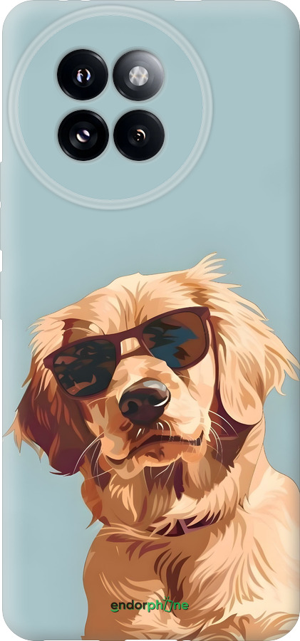 Силіконовий чехол Пес в очках для Xiaomi Civi 4 Pro - 6381u-3682 изображение 